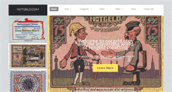 Desktop Screenshot of notgeld.com
